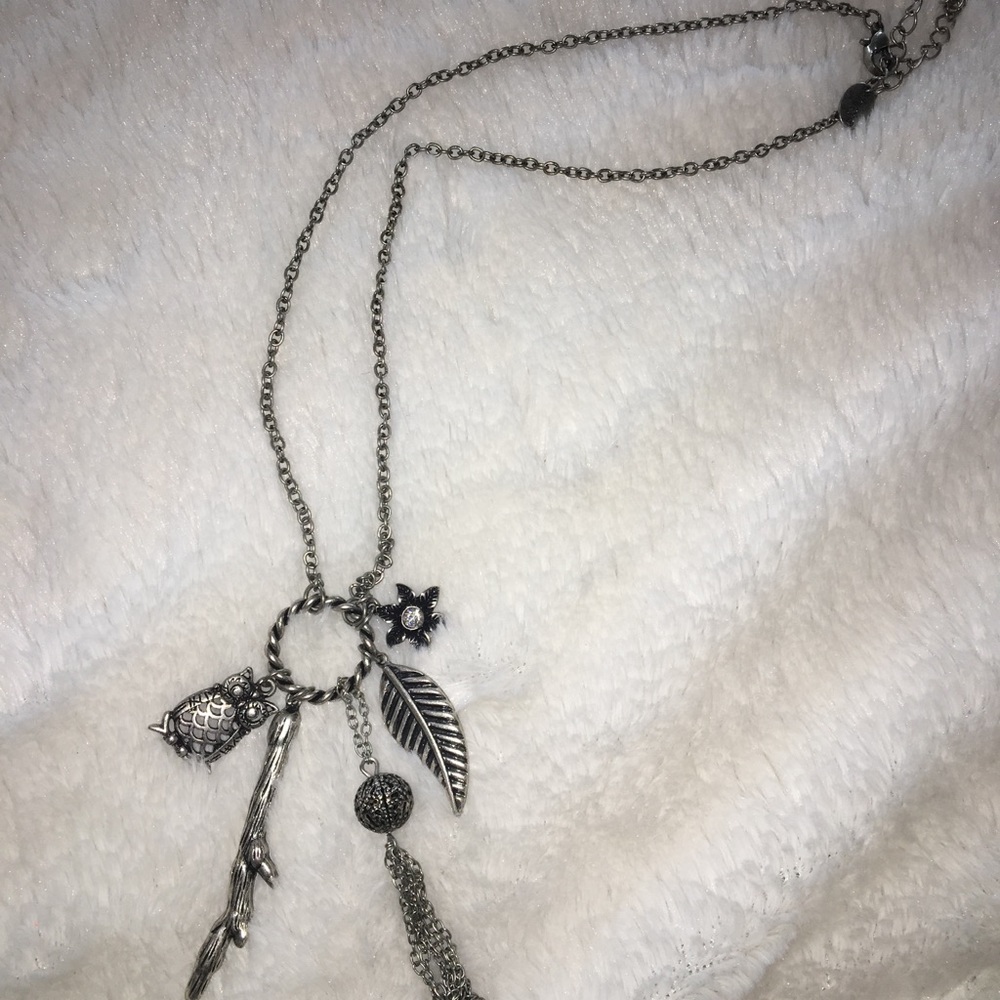 NWOT adjustable owl necklace